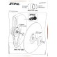 Gredzens/pāreja diskiem no 20 mm uz 25.4 mm STIHL Gredzens/pāreja diskiem no 20 mm uz 25.4 mm STIHL